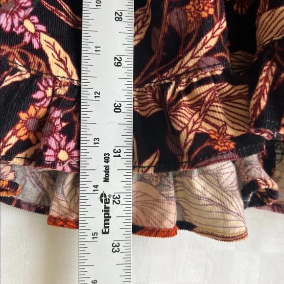 NWT | Anthropologie Pilcro Tiered Corduroy Long Sleeve Mini | Medium, Petite - Picture 8 of 10